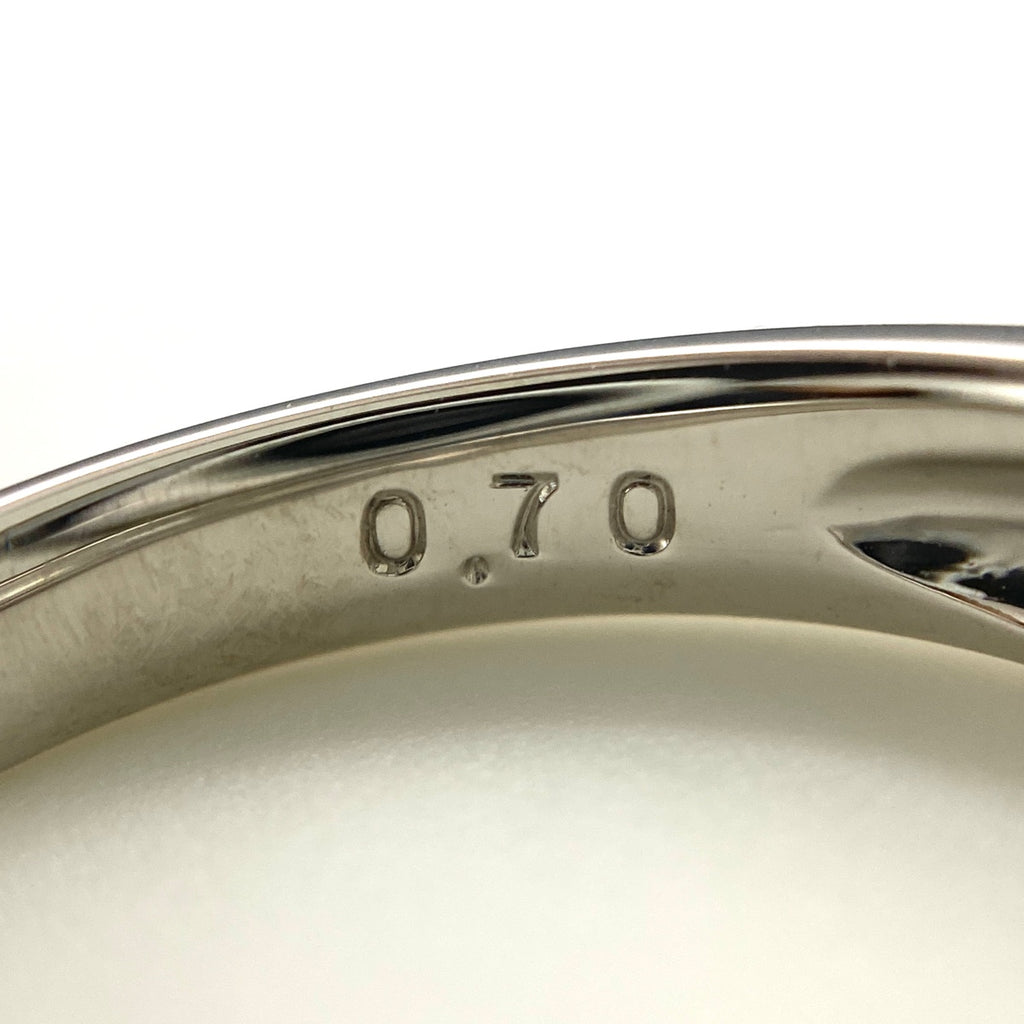 メレダイヤ デザインリング プラチナ 指輪 リング 11号 Pt900 ダイヤモンド レディース 【中古】nbjwl