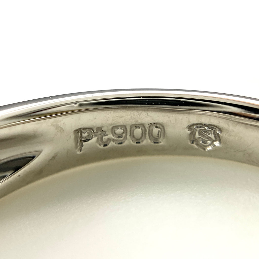 メレダイヤ デザインリング プラチナ 指輪 リング 11号 Pt900 ダイヤモンド レディース 【中古】nbjwl