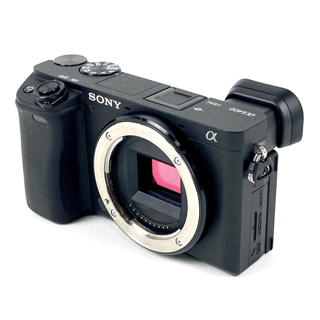 ソニー SONY α6400 ダブルズームレンズキット ILCE-6400Y ブラック デジタル ミラーレス 一眼カメラ 【中古】