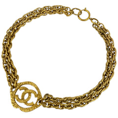 GP シャネル ネックレス 2連 レディース 中古 bracc