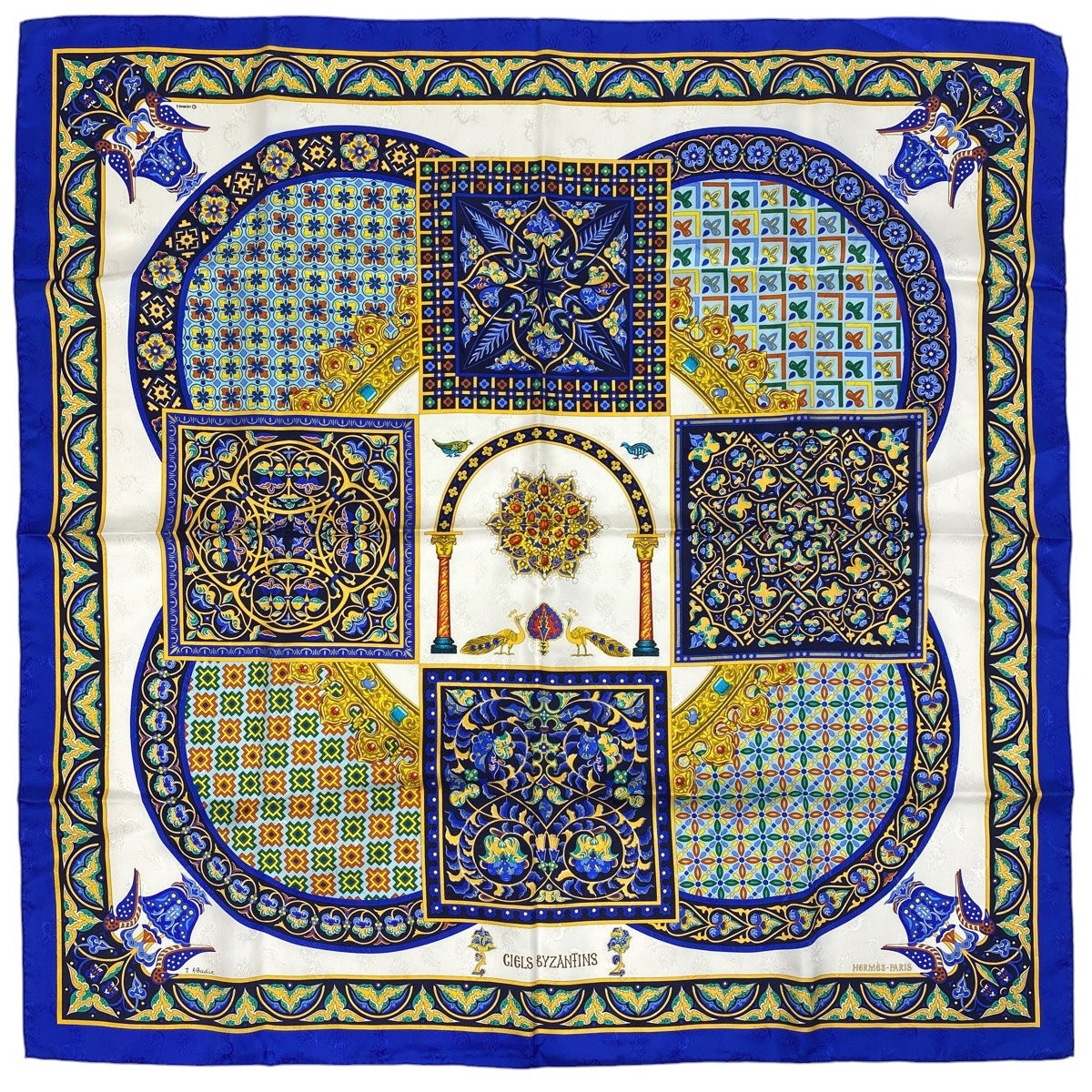 バイセル公式】エルメス カレ 90 CIELS BYZANTINS ビザンチンの