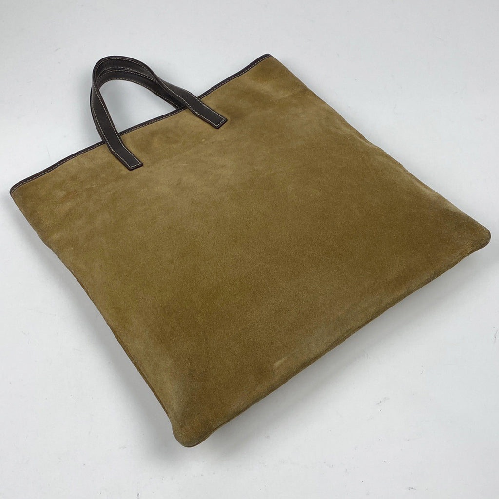 ロエベ アナグラム トートバッグ ハンドバッグ トートバッグ スエード ブラウン レディース 【中古】brbag