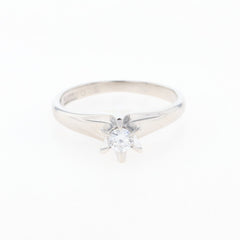 メレダイヤ デザインリング プラチナ 指輪 リング 10.5号 Pt900 ダイヤモンド レディース 【中古】nbjwl