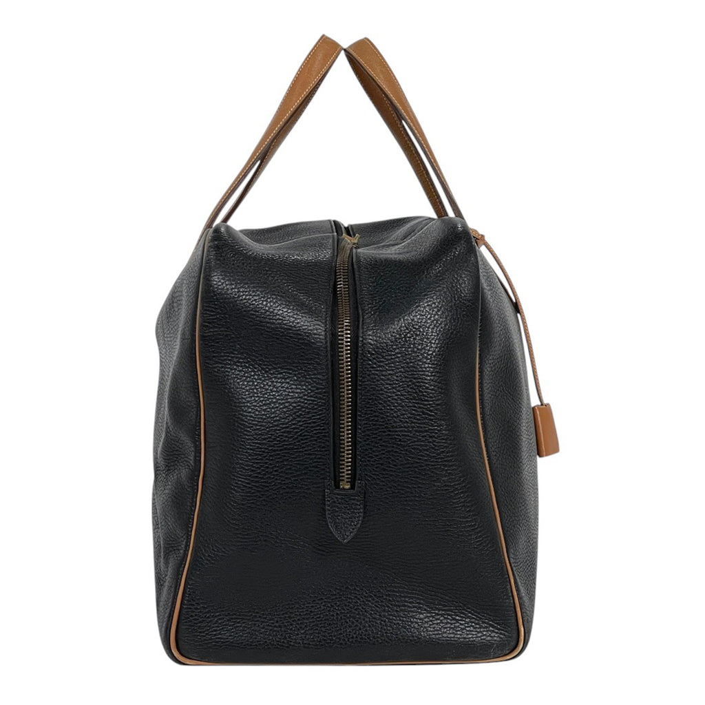 エルメス ヴィクトリア 50 旅行 ハンドバッグ ボストンバッグ アルデンヌ ブラック 〇O レディース 【中古】brbag