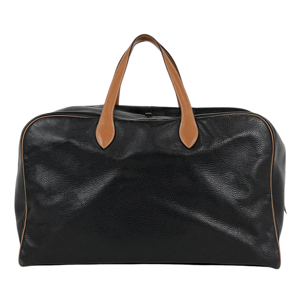 エルメス ヴィクトリア 50 旅行 ハンドバッグ ボストンバッグ アルデンヌ ブラック 〇O レディース 【中古】brbag