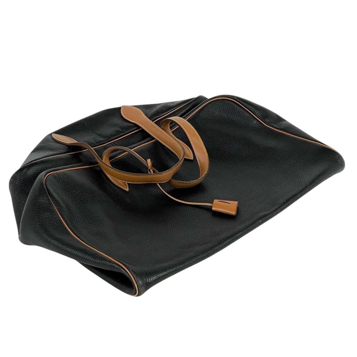 エルメス ヴィクトリア50 ブラック アルデンヌ □O刻印 バイセル公式】エルメス ヴィクトリア 50 旅行 ハンドバッグ