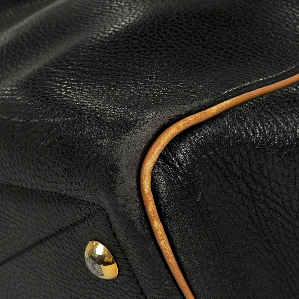 エルメス ヴィクトリア 50 旅行 ハンドバッグ ボストンバッグ アルデンヌ ブラック 〇O レディース 【中古】brbag