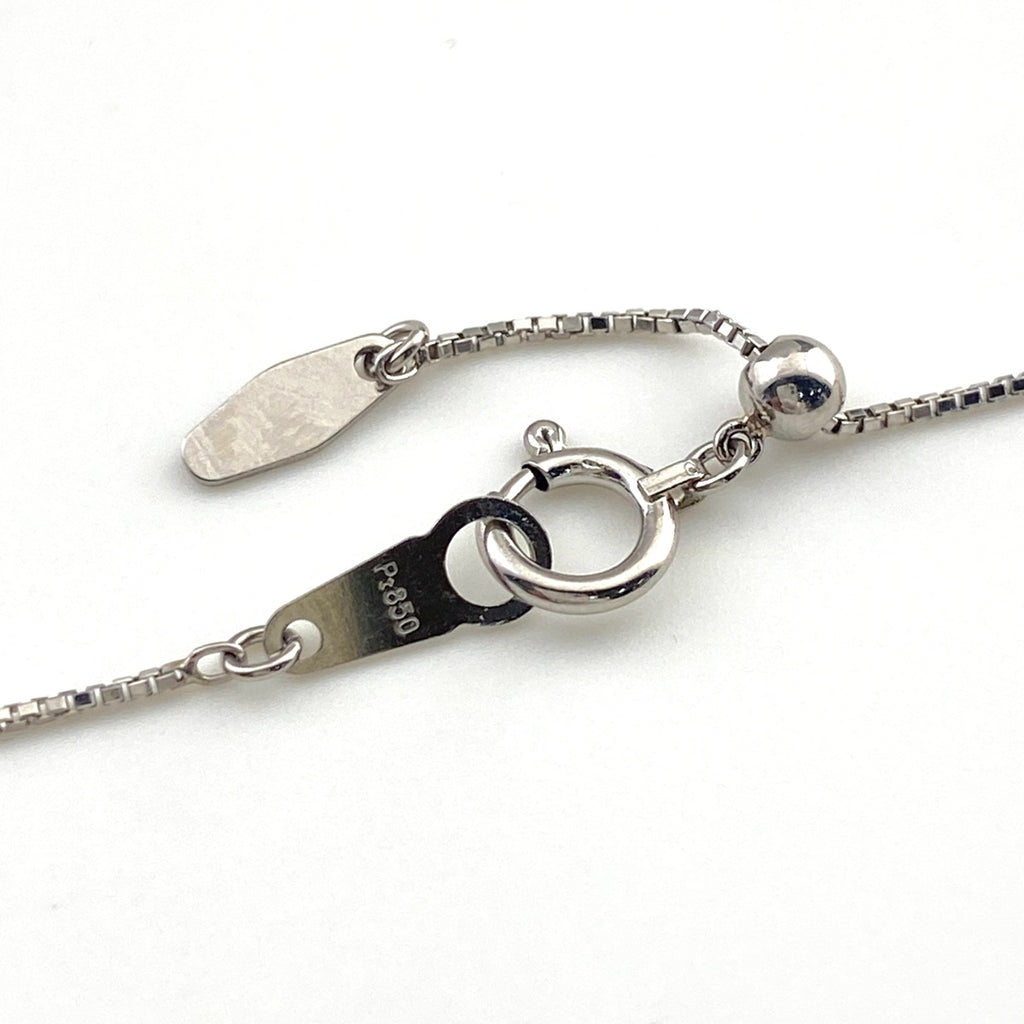 ダイヤモンド デザインネックレス プラチナ ペンダント ネックレス Pt900 Pt850 ダイヤモンド レディース 【中古】nbjwl