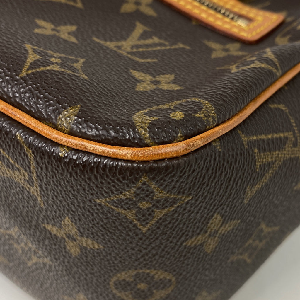 ルイ・ヴィトン シテ MM 肩掛け ショルダーバッグ モノグラム ブラウン M51182 レディース 【中古】brbag
