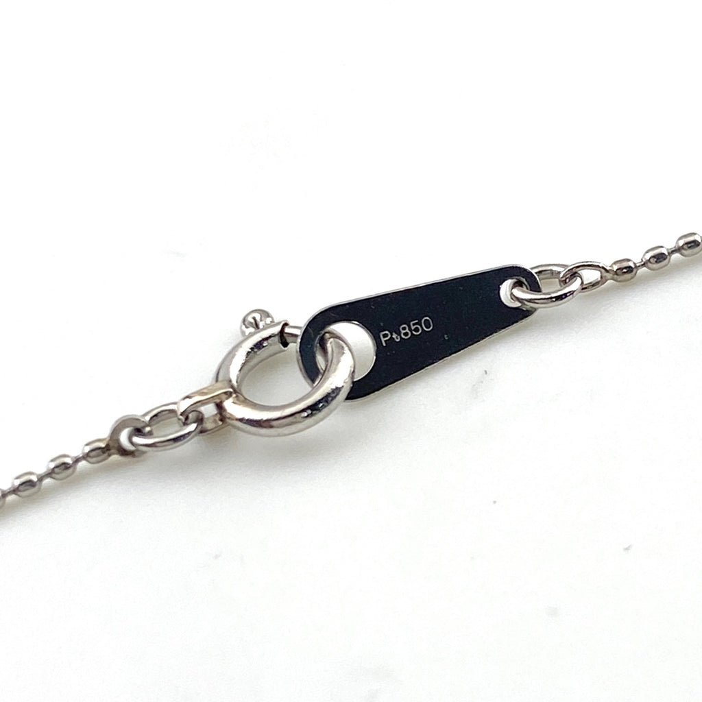 メレダイヤ デザインネックレス プラチナ ペンダント ネックレス Pt900 Pt850 ダイヤモンド レディース 【中古】nbjwl