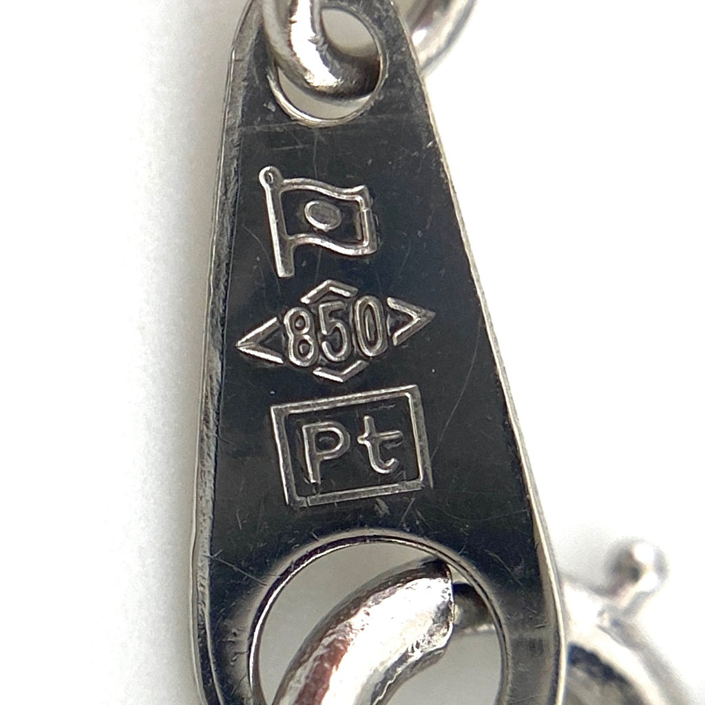 ダイヤモンド デザインネックレス プラチナ ペンダント ネックレス Pt900 Pt850 ダイヤモンド レディース 【中古】nbjwl