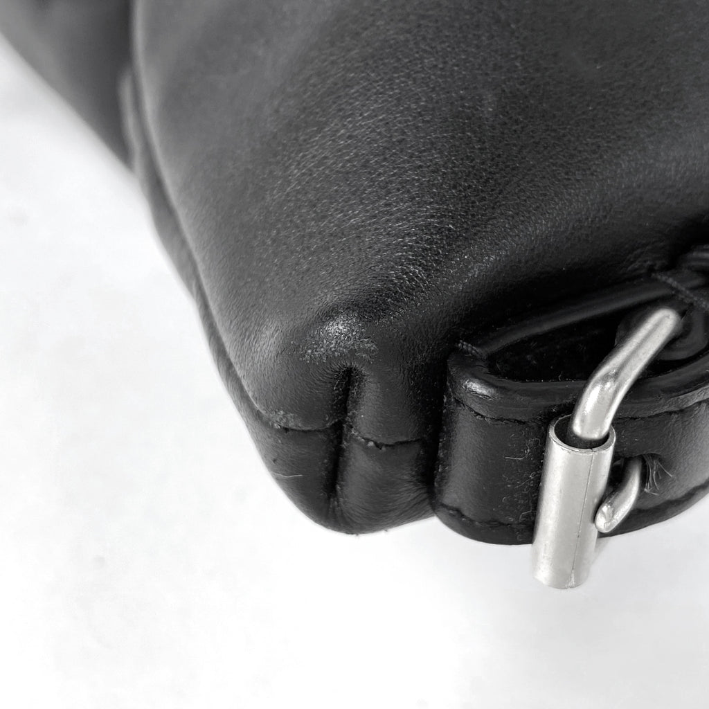 サンローランパリ ロゴ ハンドバッグ 2WAY ショルダーバッグ ハンドバッグ レザー ブラック 472706 レディース 【中古】brbag
