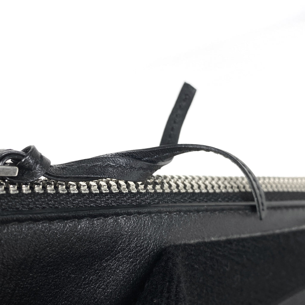 サンローランパリ ロゴ ハンドバッグ 2WAY ショルダーバッグ ハンドバッグ レザー ブラック 472706 レディース 【中古】brbag