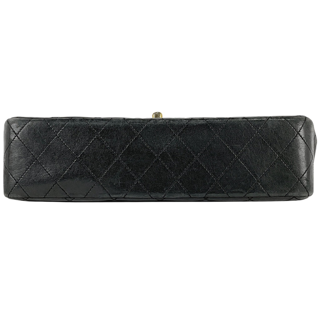 シャネル マトラッセ Wフラップ チェーン ショルダーバッグ ココマーク ショルダーバッグ レザー ブラック レディース 【中古】brbag
