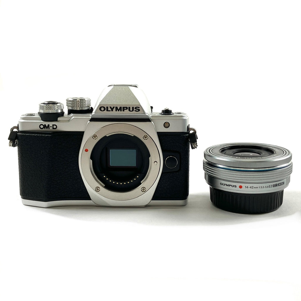 オリンパス OLYMPUS OM-D E-M10 Mark II 14-42mm EZレンズキット シルバー デジタル ミラーレス 一眼カメラ 【中古】cambb