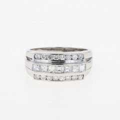 PT900 ダイヤモンド リング プラチナ 12号 0.95CT レディース 中古 nbjwl