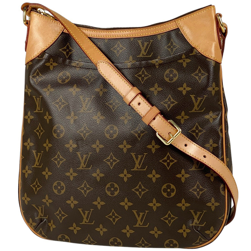 ルイ・ヴィトン オデオン MM 斜め掛け ショルダーバッグ モノグラム ブラウン M56389 レディース 【中古】brbag