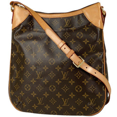 ルイ・ヴィトン オデオン MM 斜め掛け ショルダーバッグ モノグラム ブラウン M56389 レディース 【中古】brbag