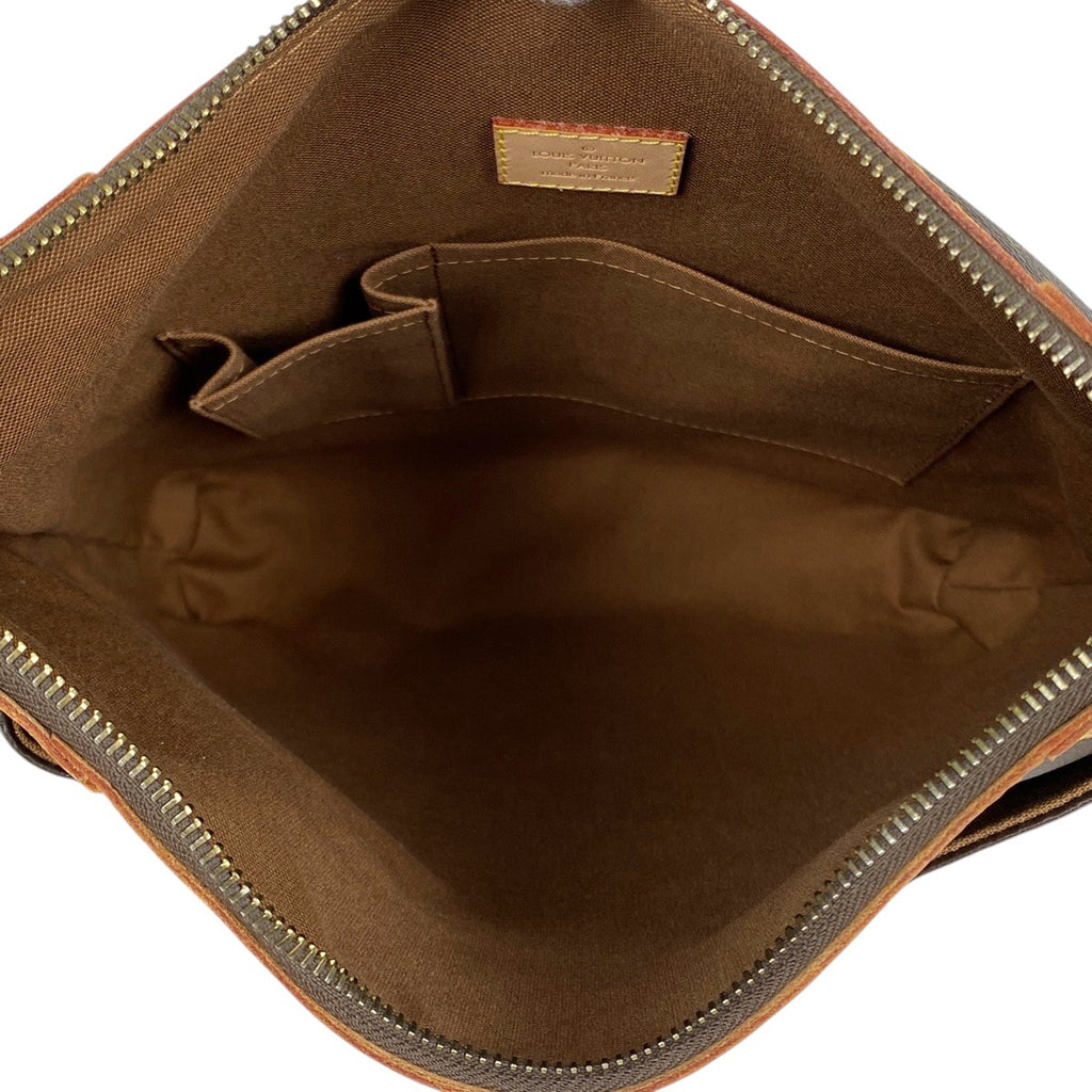 ルイ・ヴィトン オデオン MM 斜め掛け ショルダーバッグ モノグラム ブラウン M56389 レディース 【中古】brbag