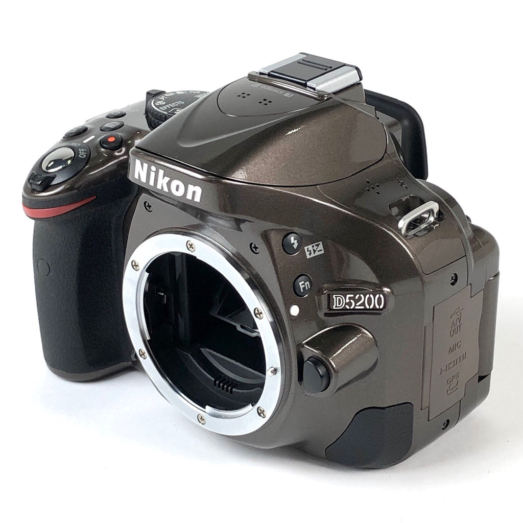 ニコン Nikon D5200 18-55 VR レンズキット ブロンズ デジタル 一眼レフカメラ 【中古】