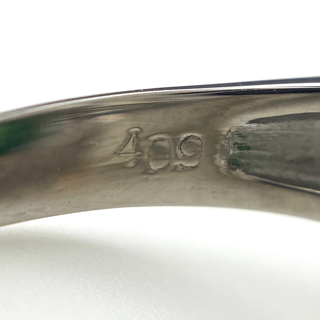 PT900 ヒスイ リング プラチナ 12号 4.09CT レディース 中古 nbjwl
