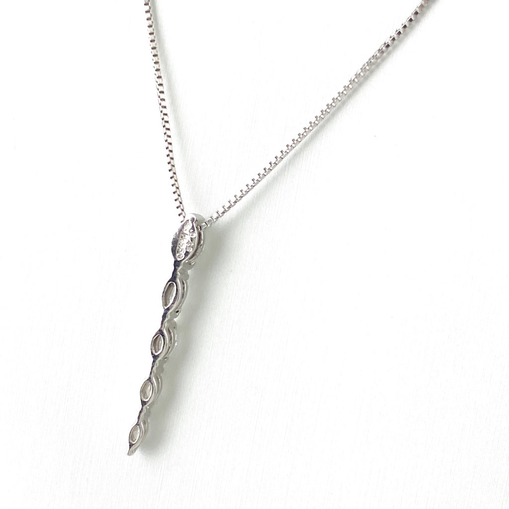 メレダイヤ デザインネックレス プラチナ ペンダント ネックレス Pt850 レディース 【中古】nbjwl