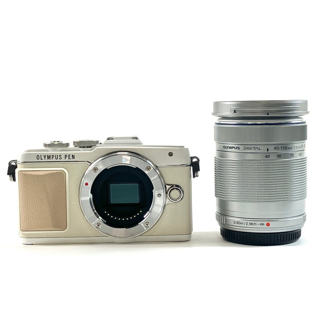 オリンパス OLYMPUS PEN Lite E-PL7 EZ ＋ M.ZUIKO DIGITAL 40-150mm F4.0-5.6 R デジタル ミラーレス 一眼カメラ 【中古】