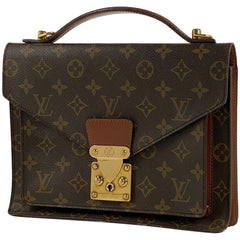 【ジャンク品】ルイ・ヴィトン モンソー 26 ハンドバッグ モノグラム ブラウン M51187 レディース 【中古】 brbag