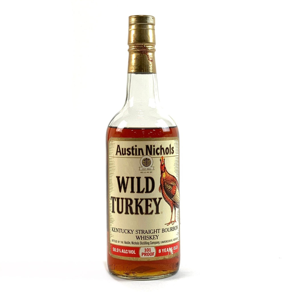 ワイルドターキー WILD TURKEY 8年 旧旧ラベル 750ml アメリカンウイスキー 【古酒】