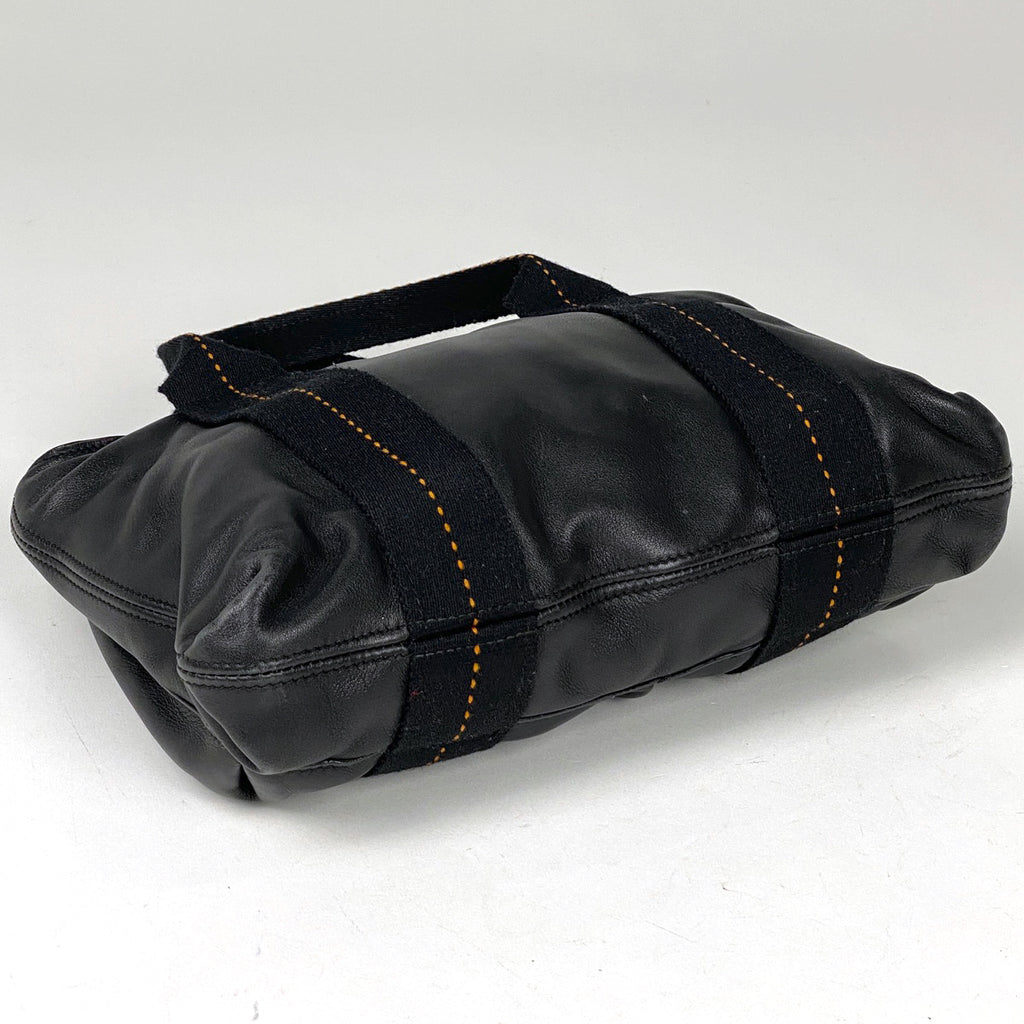 エルメス キャラバン ホリゾンタル PM 2WAY ショルダーバッグ ハンドバッグ レザー ブラック レディース 【中古】 brbag