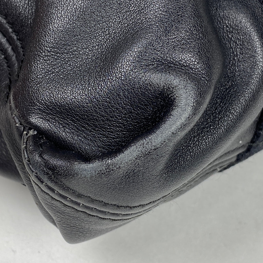 エルメス キャラバン ホリゾンタル PM 2WAY ショルダーバッグ ハンドバッグ レザー ブラック レディース 【中古】 brbag
