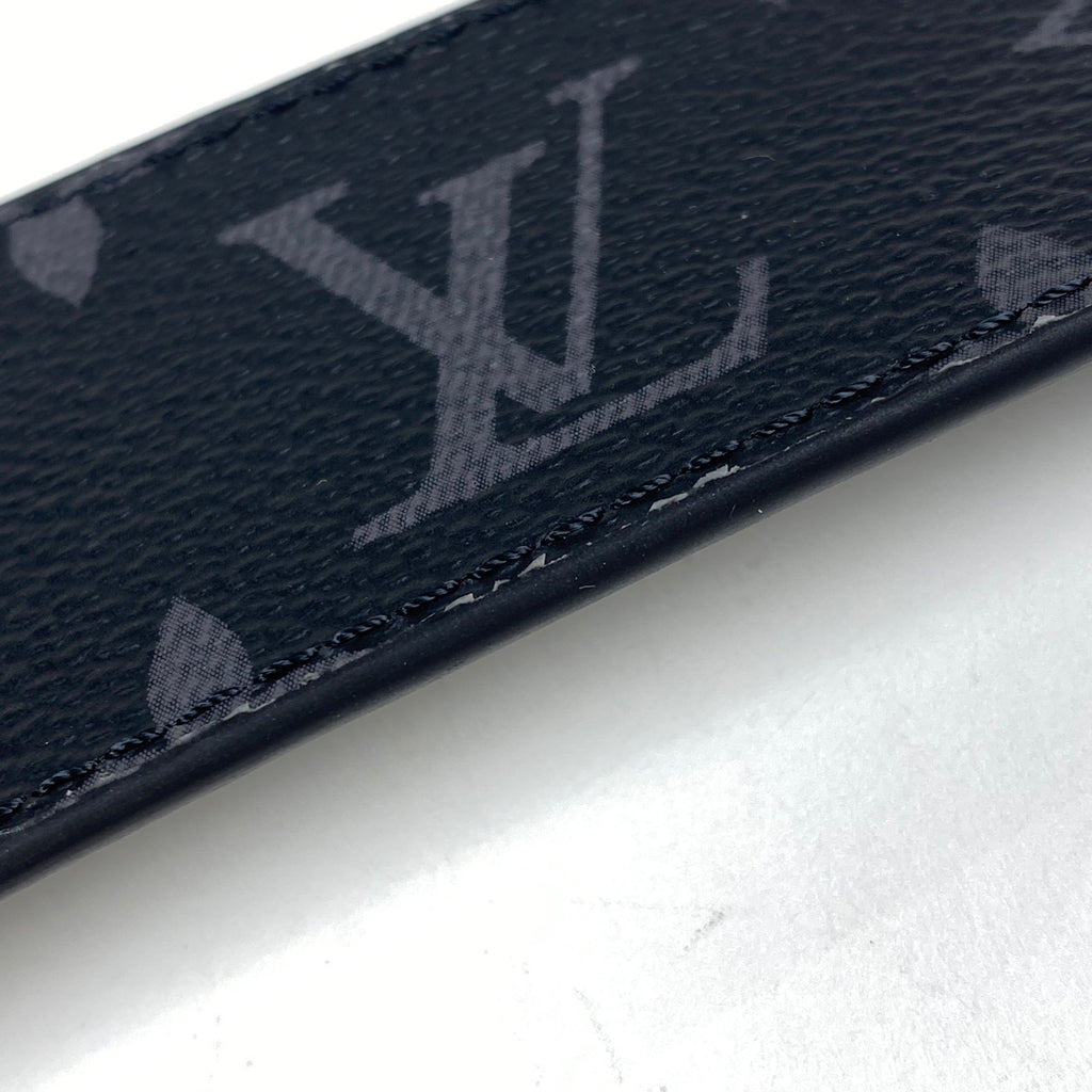 ルイ・ヴィトン ベルト LV シェイク リバーシブル ロゴ ベルト モノグラムエクリプス ノワール(ブラック) メンズ 【中古】 ラッピング可