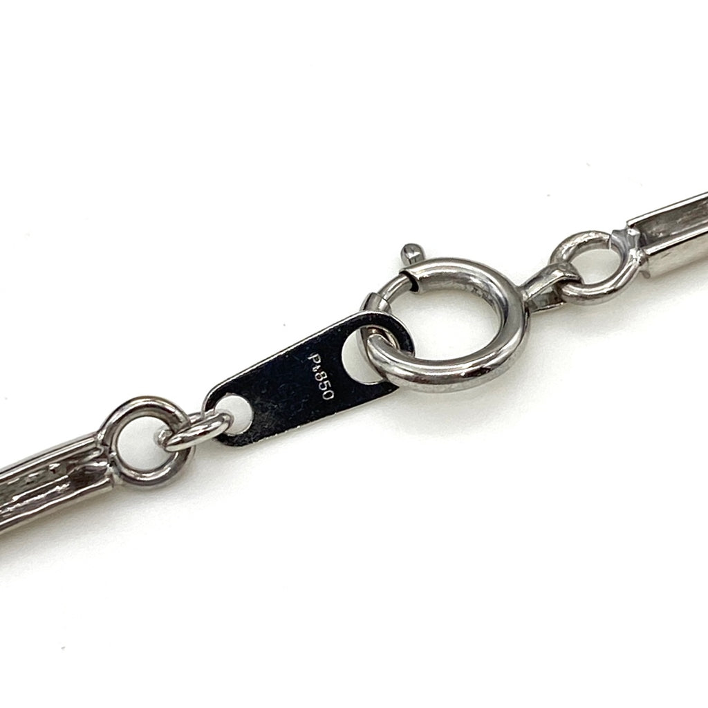 メレダイヤ デザインネックレス プラチナ ペンダント ネックレス Pt850 ダイヤモンド レディース 【中古】nbjwl