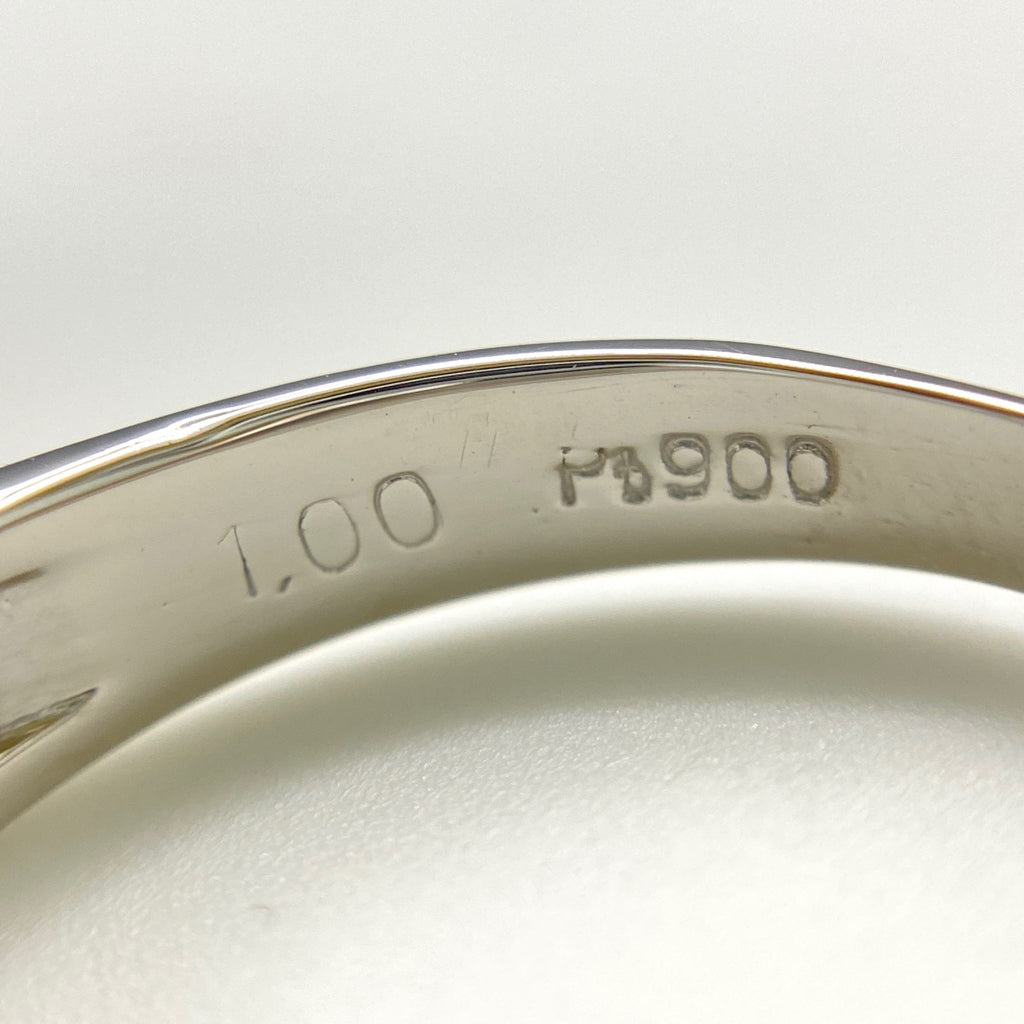 メレダイヤ デザインリング プラチナ 指輪 リング 12号 Pt900 ダイヤモンド レディース 【中古】nbjwl