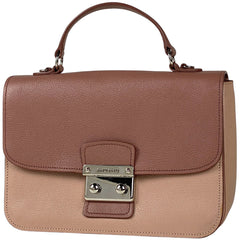 ミュウ ミュウ ロゴ ハンドバッグ バイカラー ハンドバッグ レザー ピンク RN0726 レディース 【中古】 brbag