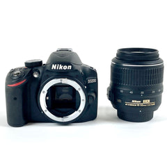 ニコン Nikon D3200 レンズキット ブラック デジタル 一眼レフカメラ 【中古】