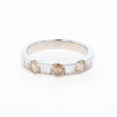 メレダイヤ デザインリング プラチナ 指輪 リング 12号 Pt900 ダイヤモンド レディース 【中古】nbjwl