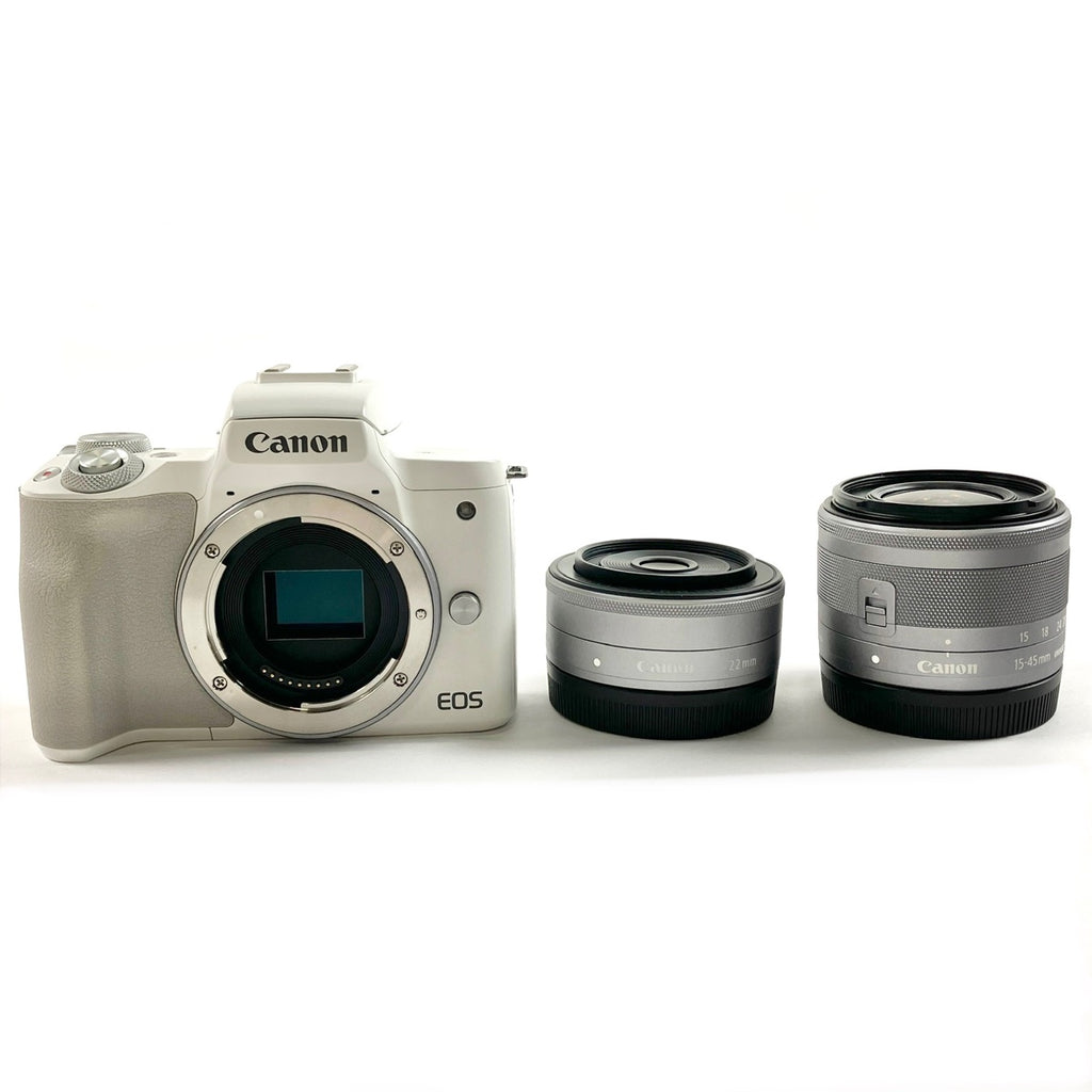 バイセル公式】キヤノン Canon EOS Kiss M2 ダブルレンズキット