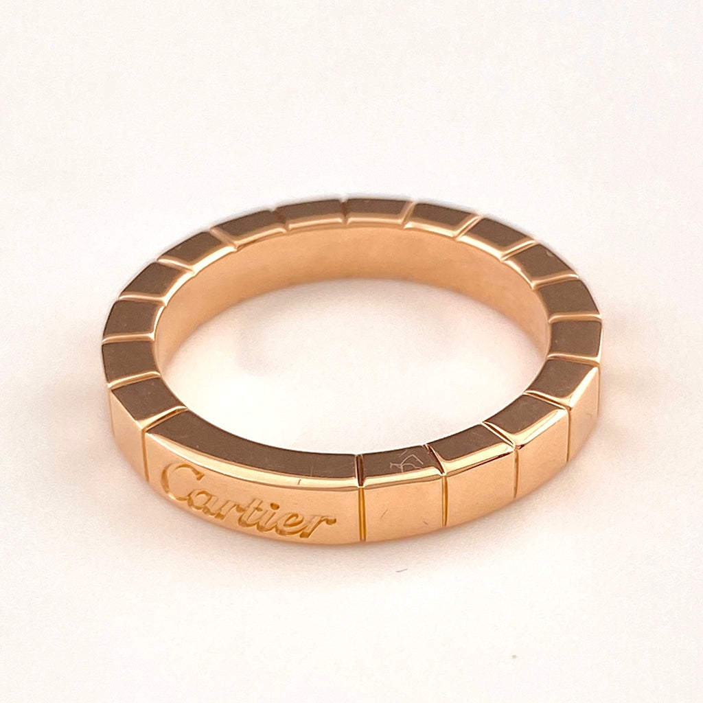 【在庫一掃】 カルティエ リニエール リング PG ピンクゴールド 指輪 リング 10号 750 レディース 【中古】 brjwl