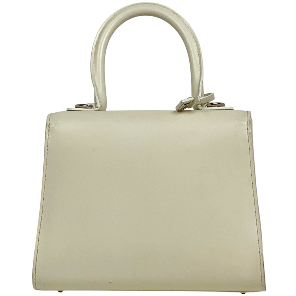 デルヴォー ブリヨン ミニ 2WAY ショルダーバッグ ハンドバッグ レザー ホワイト レディース 【中古】brbag