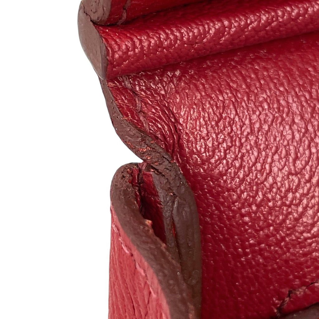 エルメス バーキン 40 ハンドバッグ トリヨンクレマンス レッド □O レディース 【中古】brbag