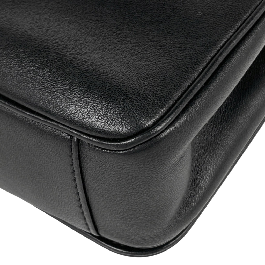 シャネル ココマーク チェーン ショルダーバッグ ショルダーバッグ レザー ブラック レディース 【中古】brbag