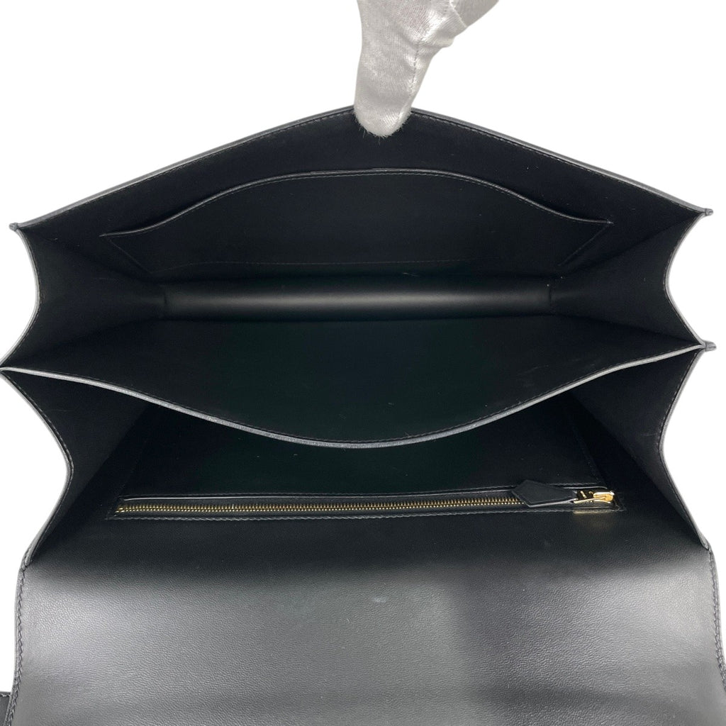 エルメス コンスタンス 29 カルターブル Hロゴ ショルダーバッグ ハンドバッグ ソンブレロ ブラック T レディース 【中古】brbag