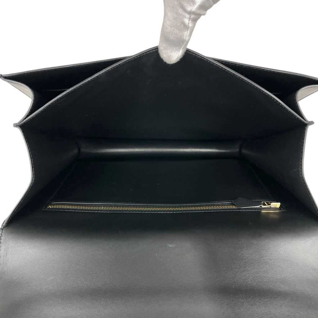エルメス コンスタンス 29 カルターブル Hロゴ ショルダーバッグ ハンドバッグ ソンブレロ ブラック T レディース 【中古】brbag