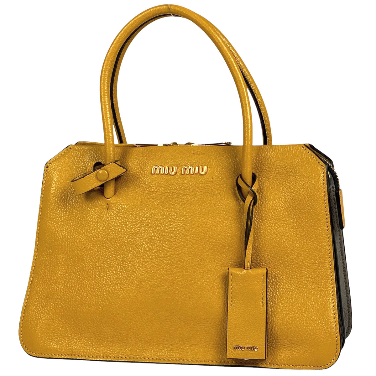 miumiu2wayハンドバッグ miu ミュウミュウ 2WAYバッグ マドラス 直営店購入品 RN799C