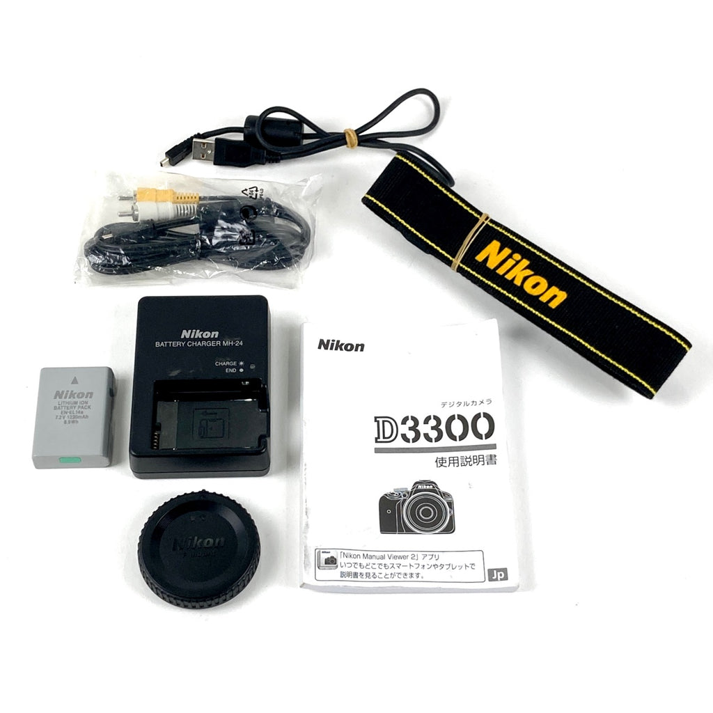 ニコン Nikon D3300 ボディ ブラック デジタル 一眼レフカメラ 【中古】