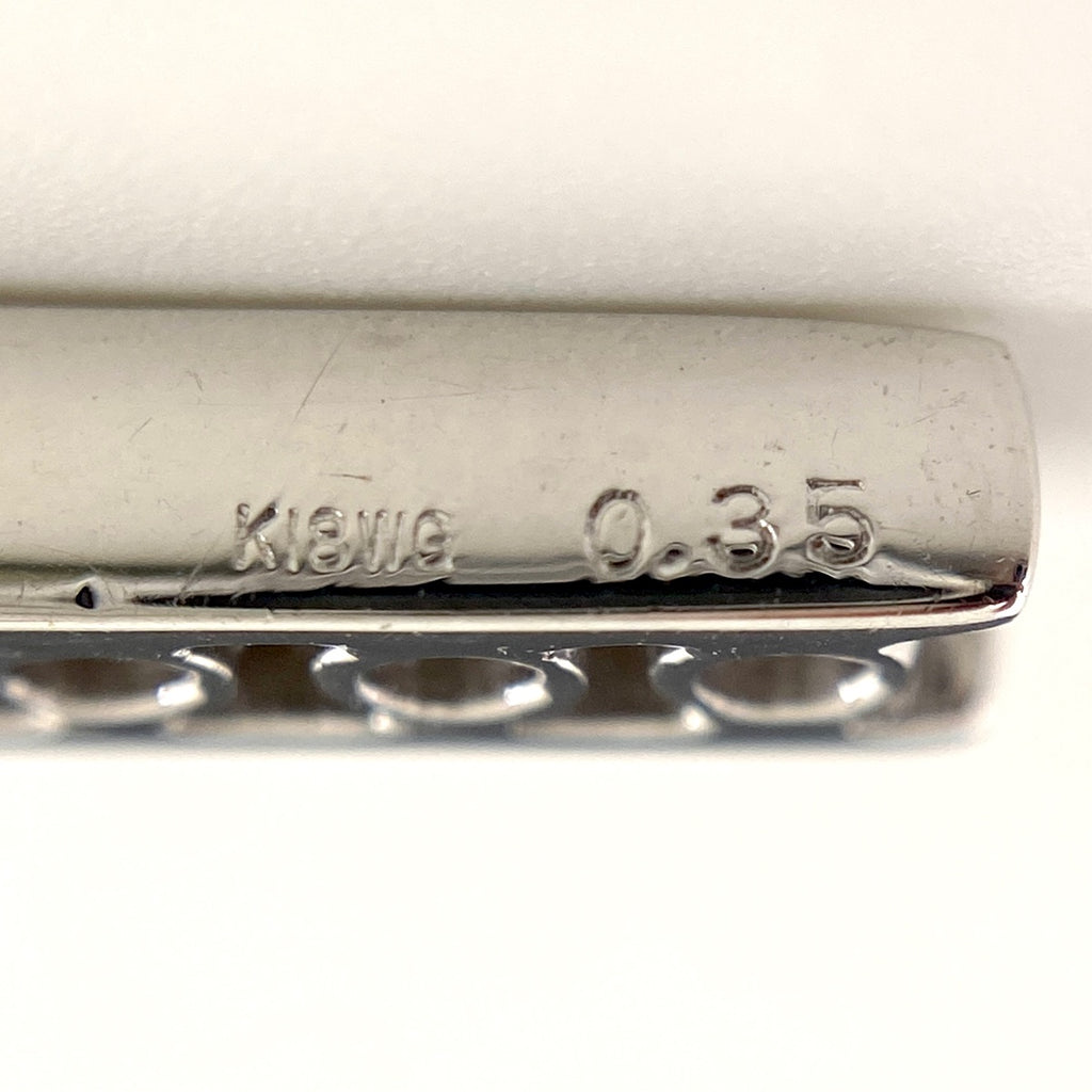 メレダイヤ デザインネックレス WG ホワイトゴールド ペンダント ネックレス K18 WG ダイヤモンド レディース 【中古】nbjwl