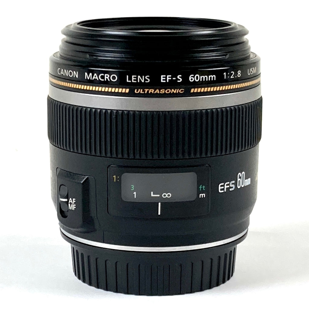 キヤノン Canon EF-S 60mm F2.8 MACRO USM 一眼カメラ用レンズ（オートフォーカス） 【中古】cambb