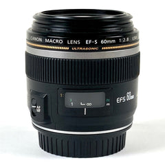 キヤノン Canon EF-S 60mm F2.8 MACRO USM 一眼カメラ用レンズ（オートフォーカス） 【中古】cambb