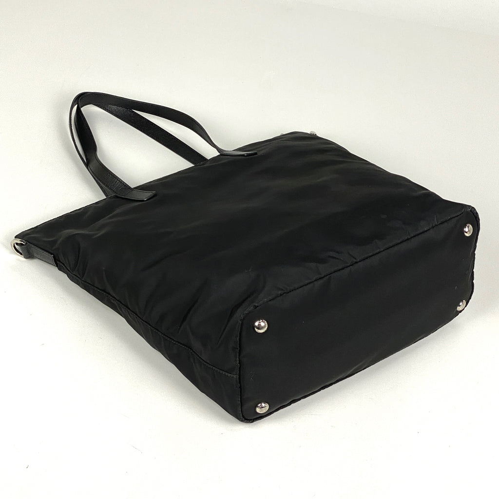 プラダ ロゴプレート トートバッグ ショルダーバッグ トートバッグ ナイロン ネロ(ブラック) レディース 【中古】brbag